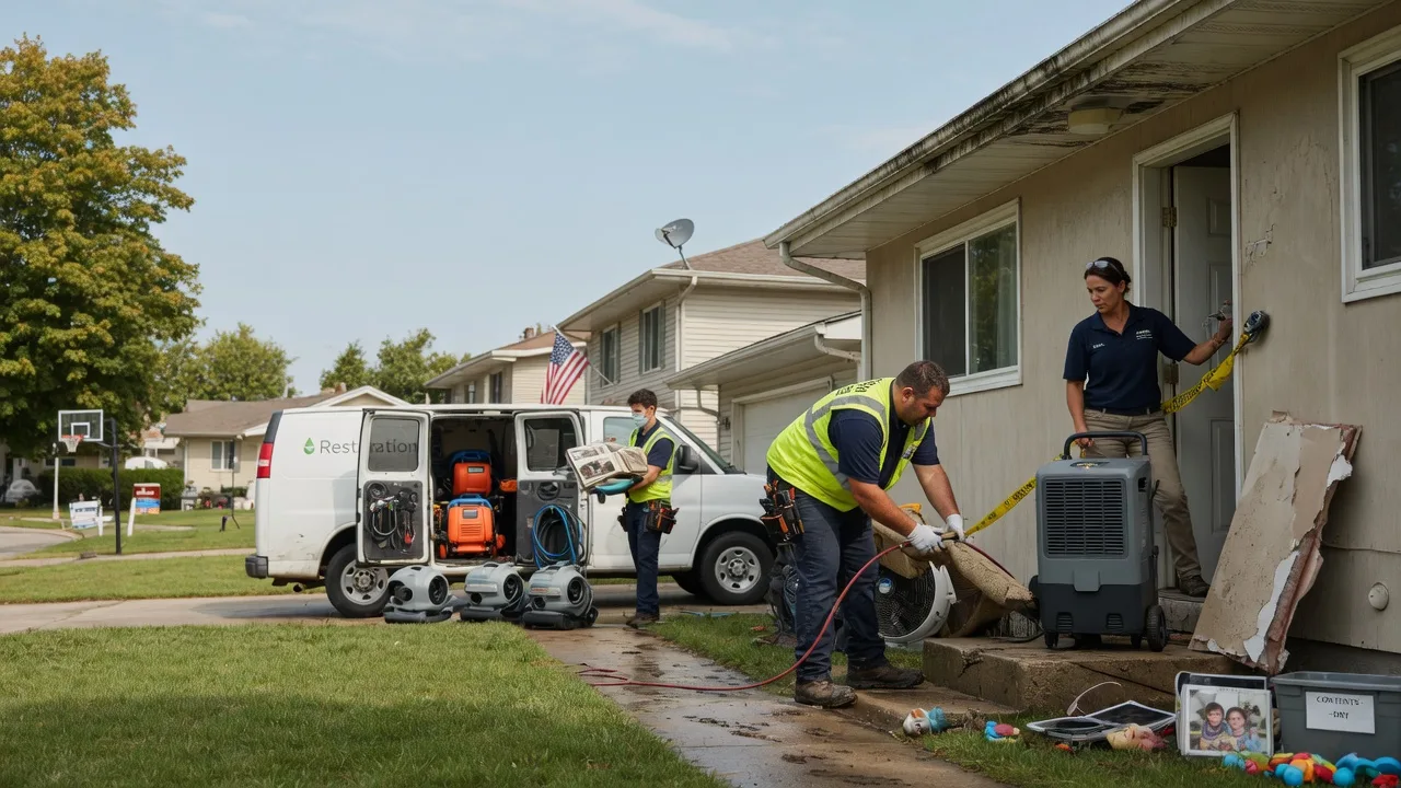 Water Damage Restoration in Elvaston, IL near me